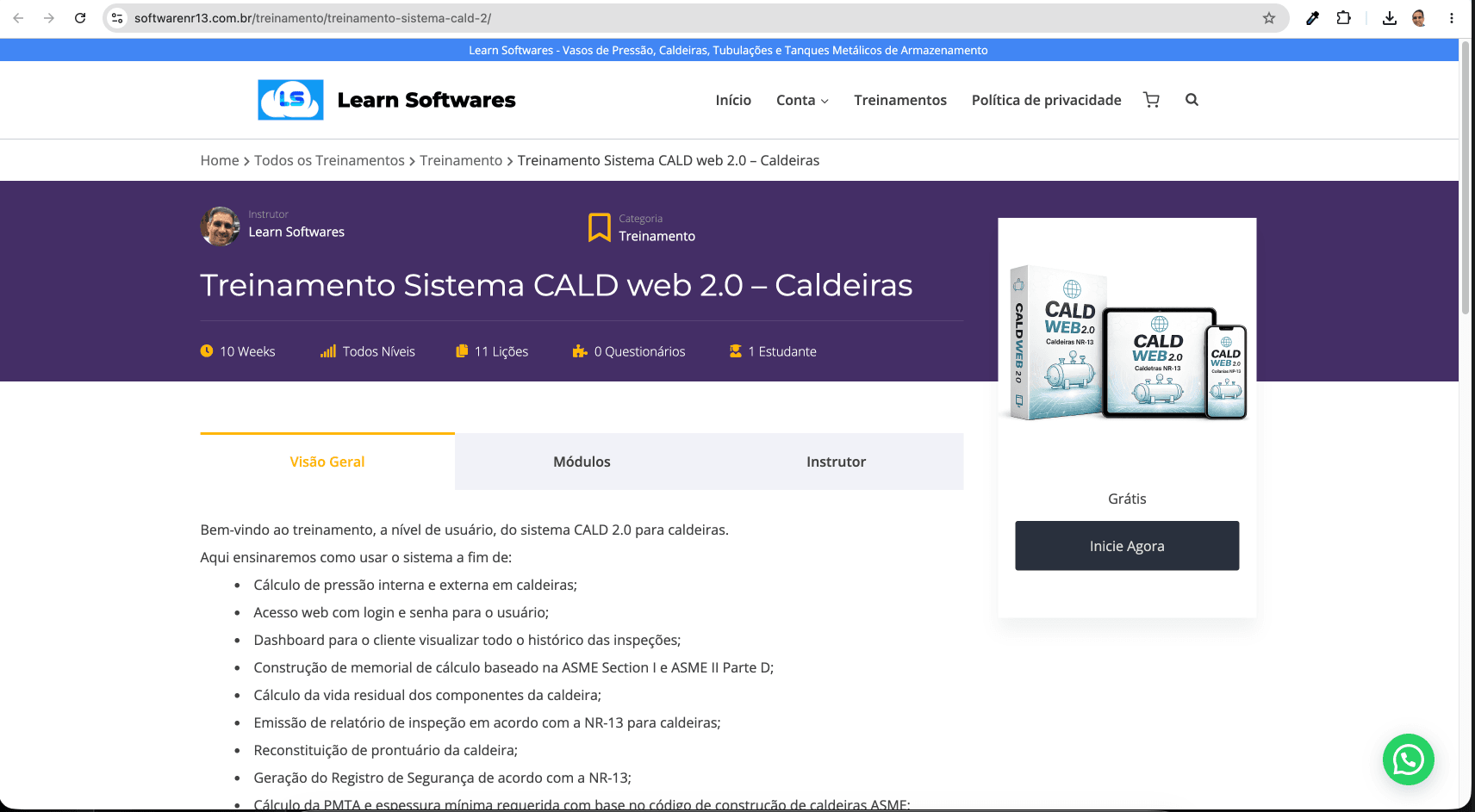Inspeções e laudos de caldeiras